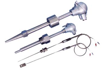Fixed cone protection tube thermocouple
